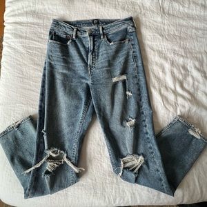 Gap high rise cigarette jeans size 28